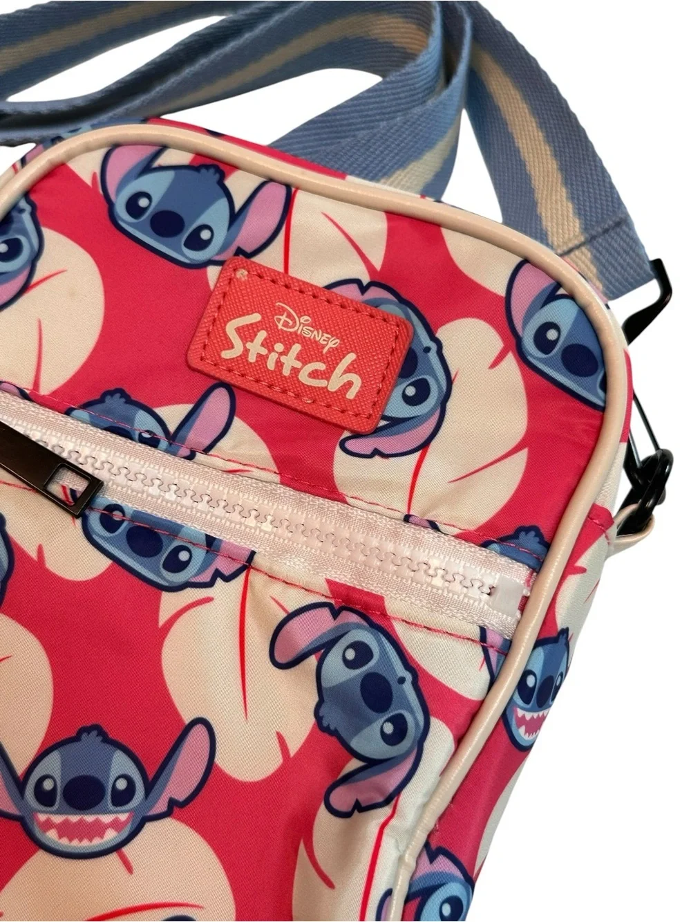 Disney Stitch Pink Crossbody Bag Lilo & Stitch Adjustable Strap